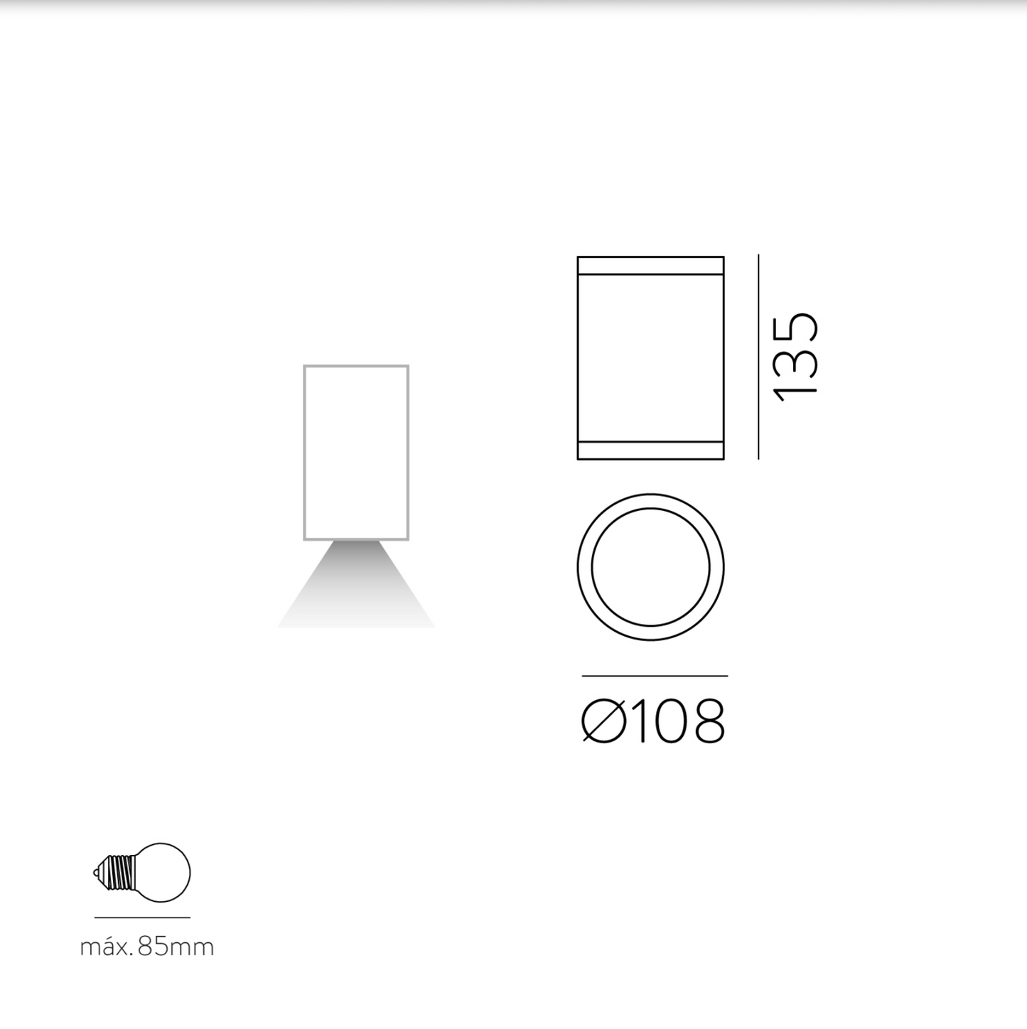 Plafonnier Extérieur NORI