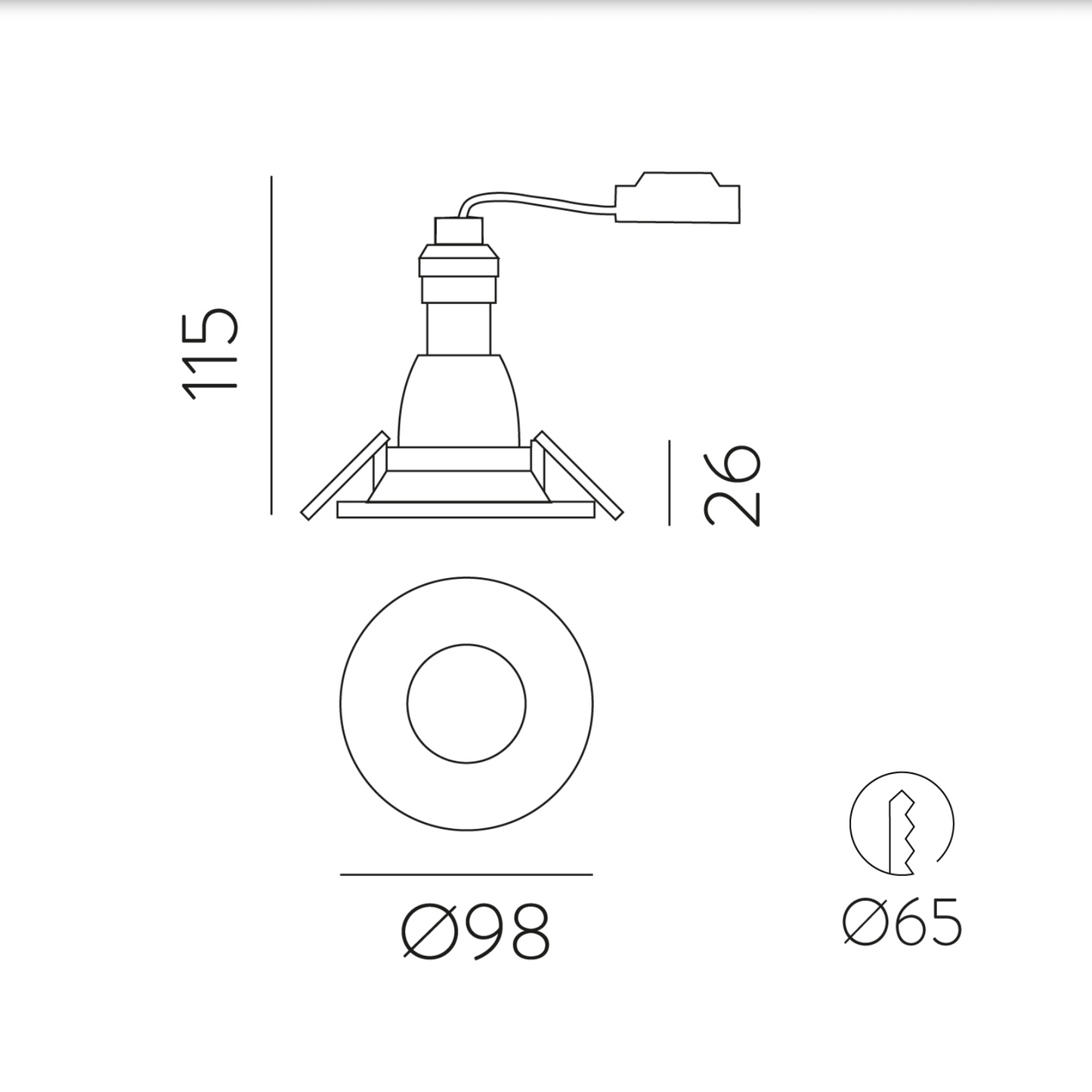 Spot Intérieur Encastré ANTEA