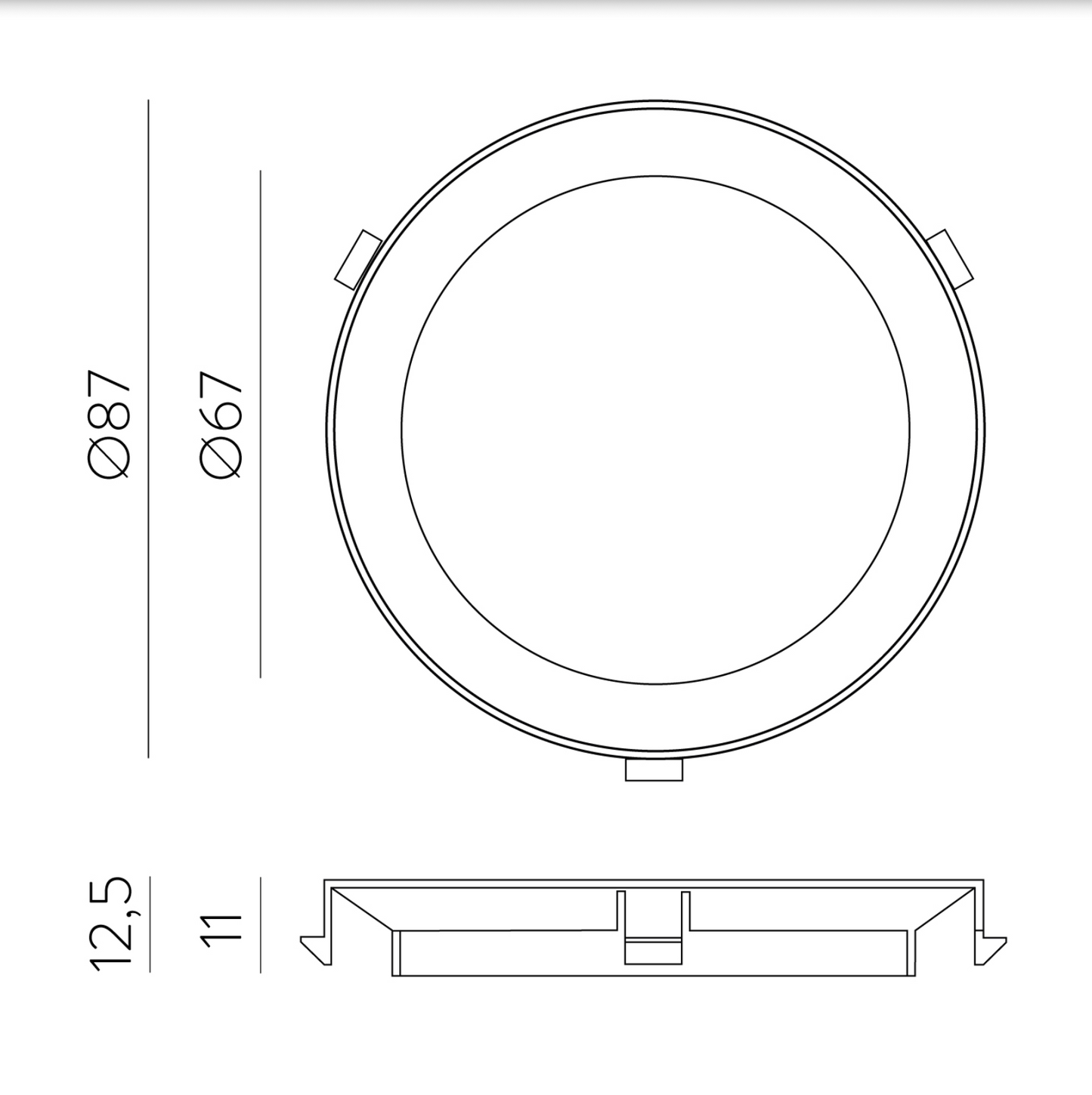 Plafonnier Intérieur Ajustable MAKO