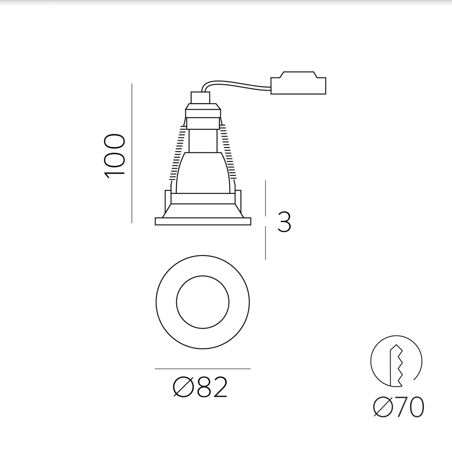 Spot Intérieur Encastré WINKA