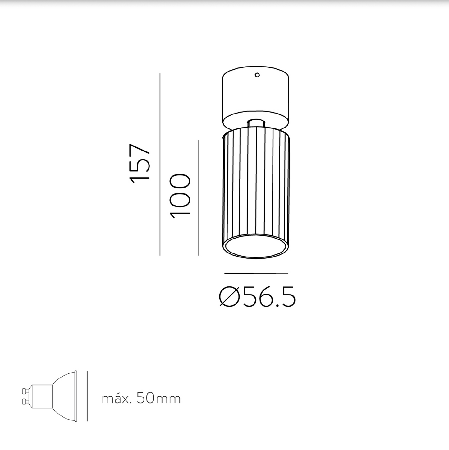 Plafonnier Intérieur Ajustable MODRIAN