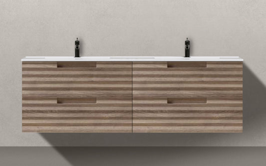 Ensemble DUNA Meuble et Plan Vasque 140 cm