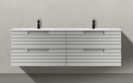 Ensemble DUNA Meuble et Plan Vasque 120 cm