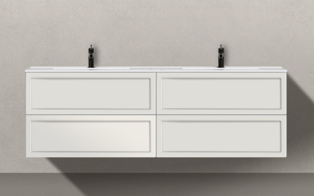 Ensemble FRAME Meuble et Plan Vasque 120 cm