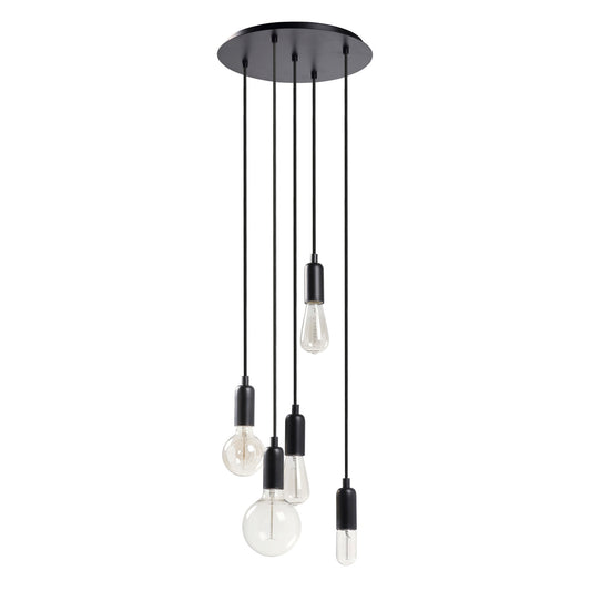 Suspension Intérieure 5 Ampoules STYLE