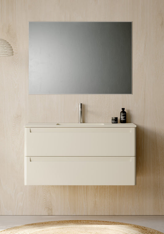 Ensemble ROUND Meuble et Plan vasque 80 cm