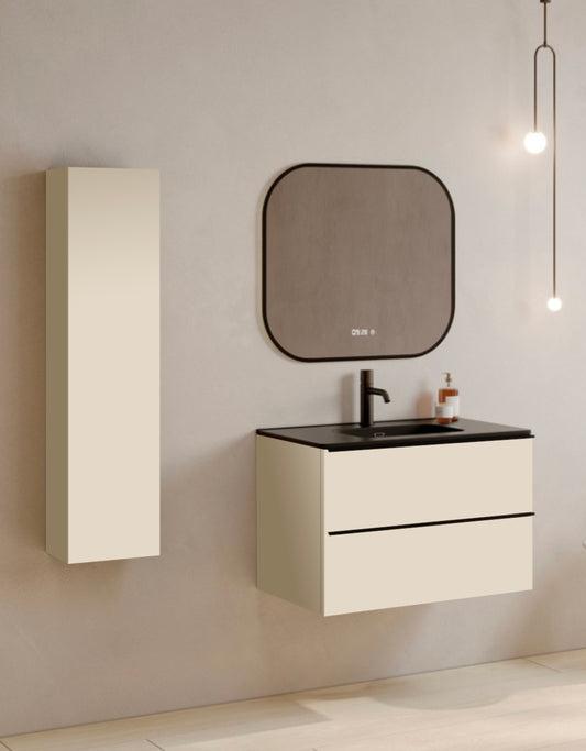 PACK NICE Meuble et Plan Vasque 80 cm + Colonne SUN