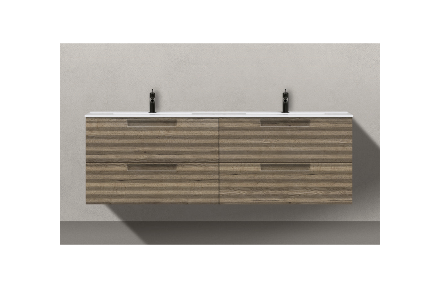 Ensemble DUNA Meuble et Plan Vasque 120 cm