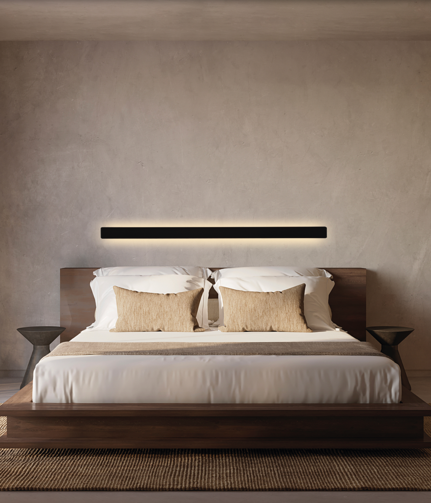 Applique murale Fosca au design sobre et contemporain, offrant une lumière nette et confortable, installable à l’horizontale ou à la verticale pour un éclairage équilibré et adaptable à chaque espace.