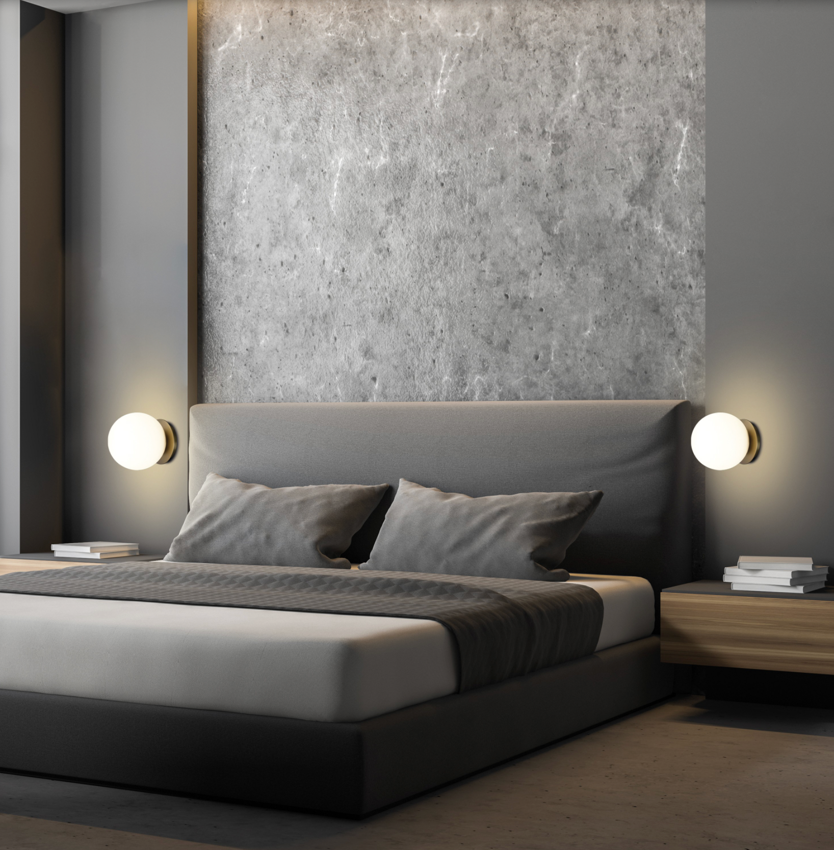 Applique murale Parma au design minimaliste et en verre opale, diffusant une lumière douce et apaisante, idéale pour sublimer murs et salles de bain avec élégance et fiabilité.