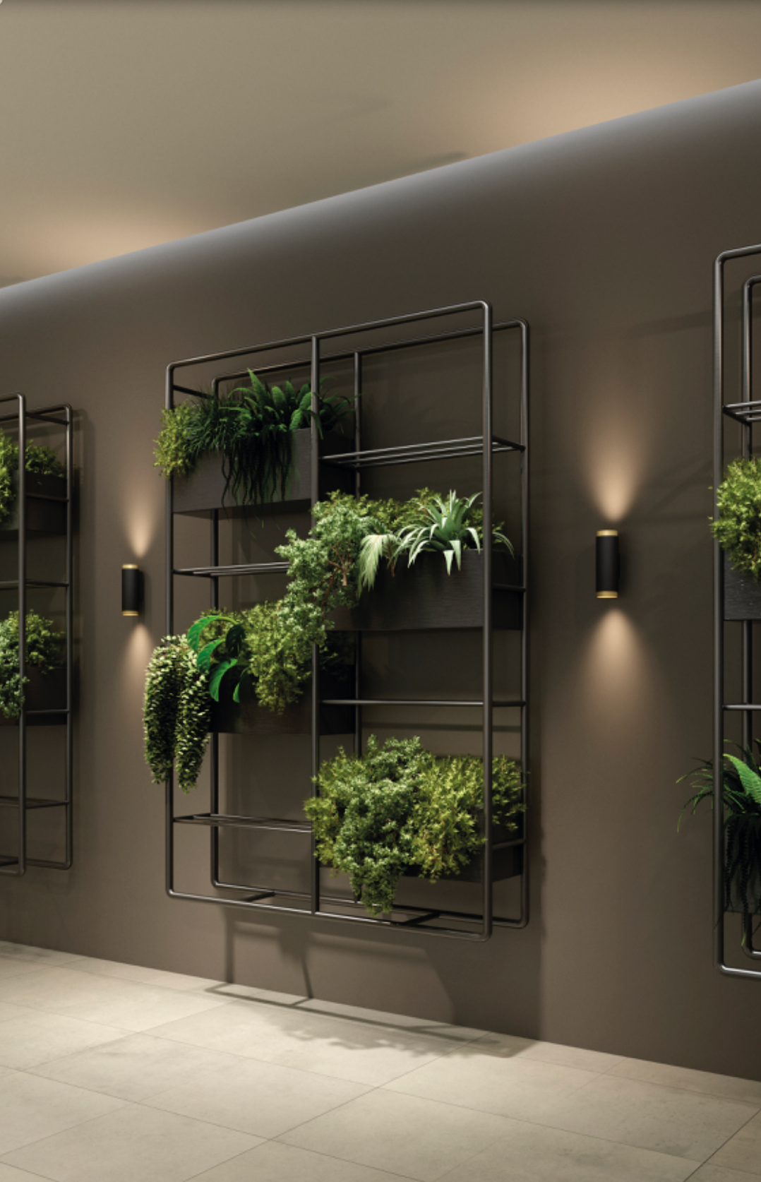 Applique murale design diffusant un faisceau lumineux doux et équilibré, idéale pour créer une ambiance intime et chaleureuse tout en ajoutant une touche architecturale raffinée à vos murs.