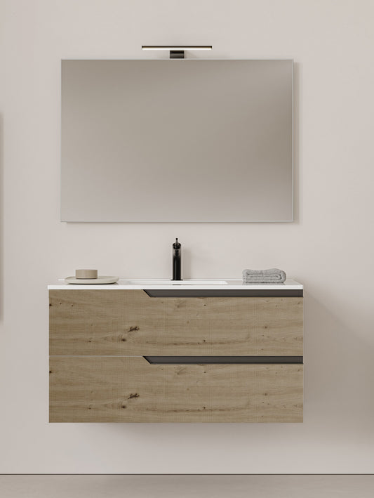 Ensemble BOHE Meuble et Plan Vasque 80 cm