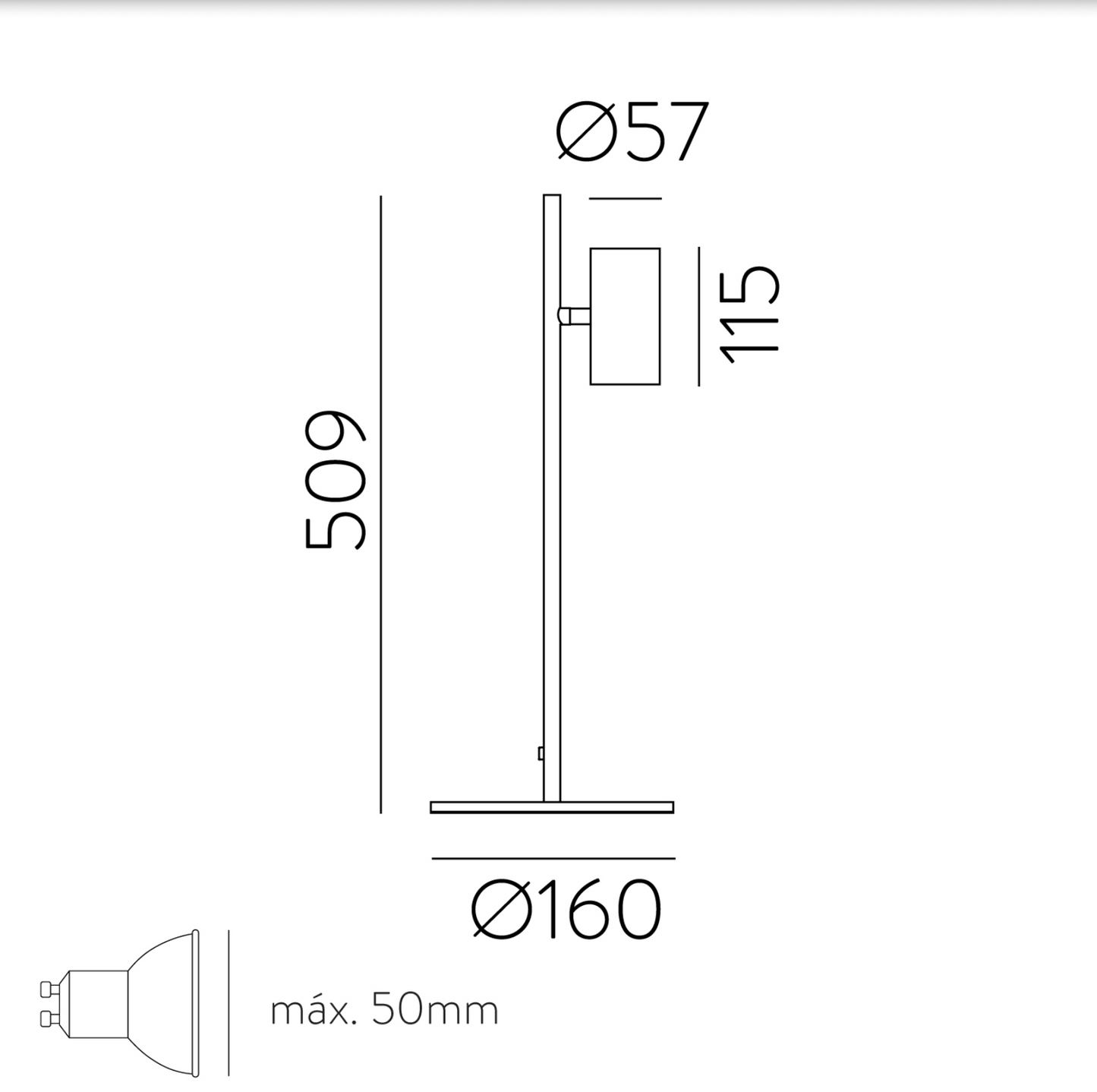 Lampe à Poser Intérieure GINA