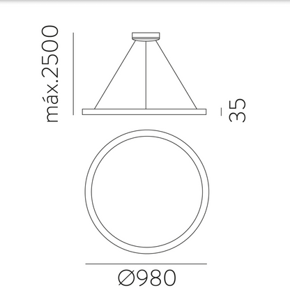 Lampe Suspendue Intérieure 100W GRACE
