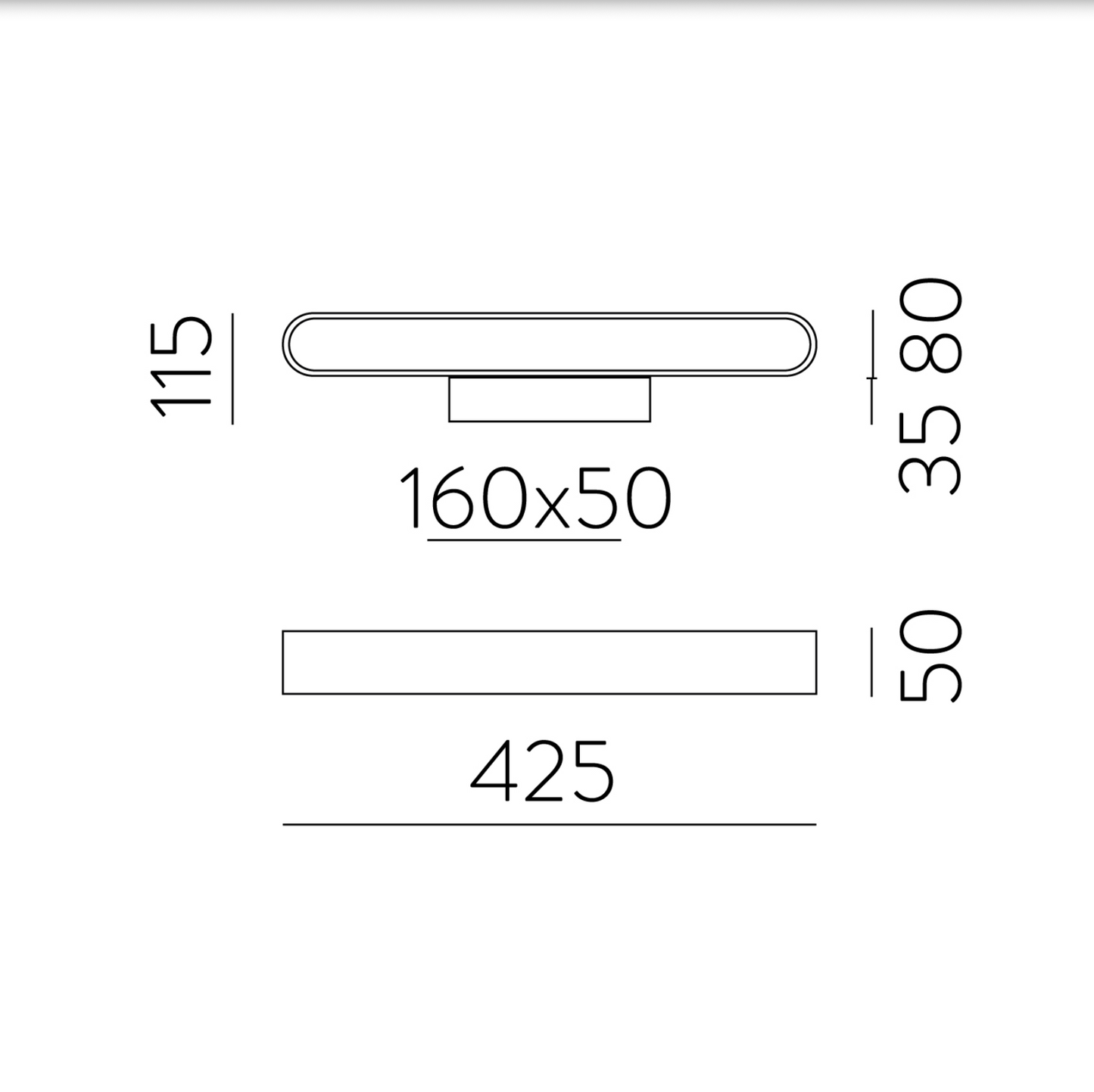 Lampe Murale Intérieure Horizontale 20W GALA
