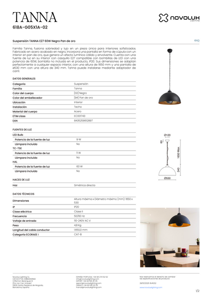 Suspension Intérieure TANNA