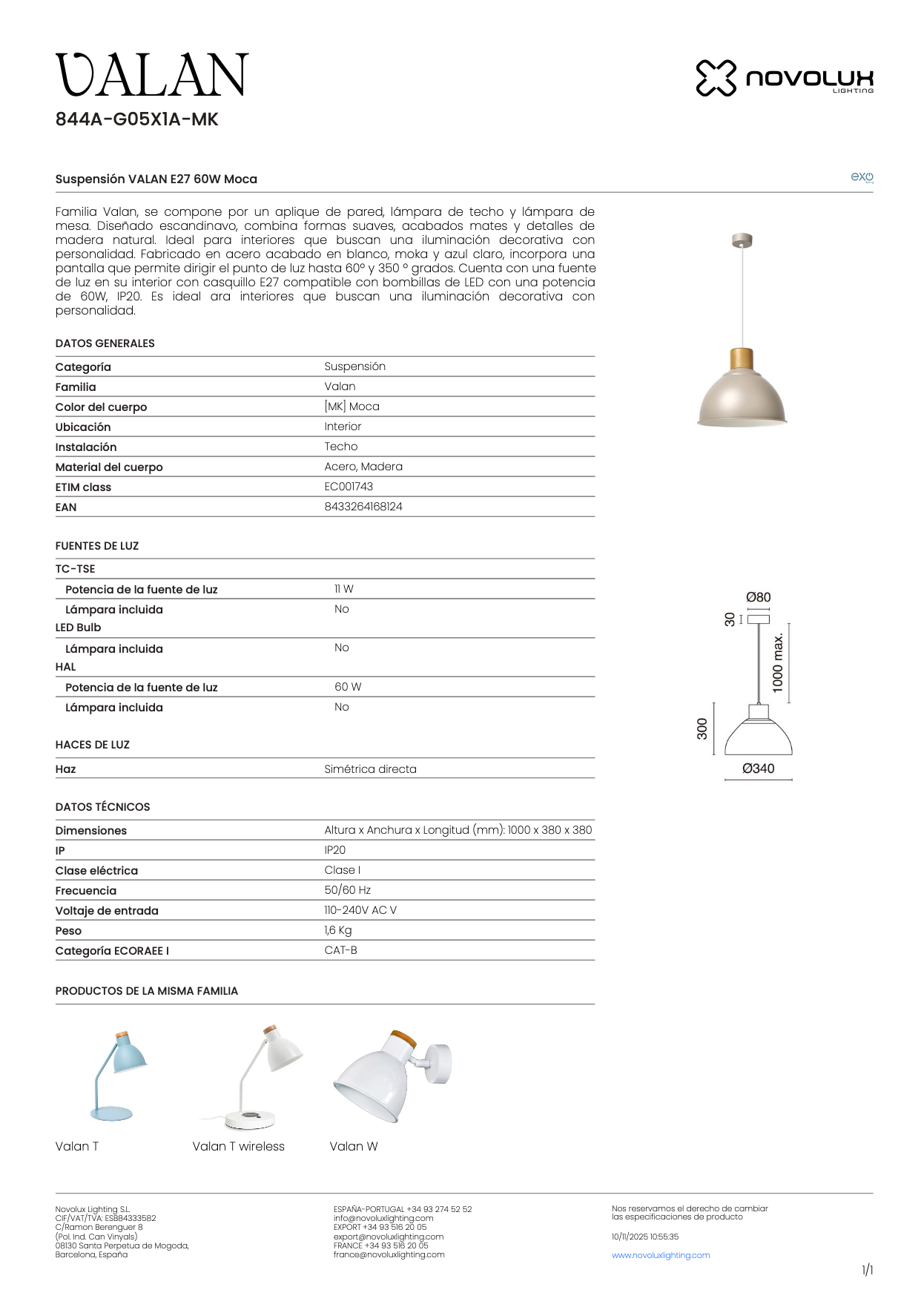 Suspension Intérieure VALAN