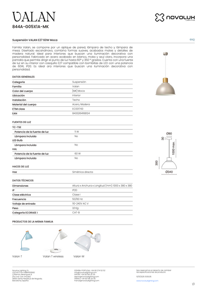 Suspension Intérieure VALAN