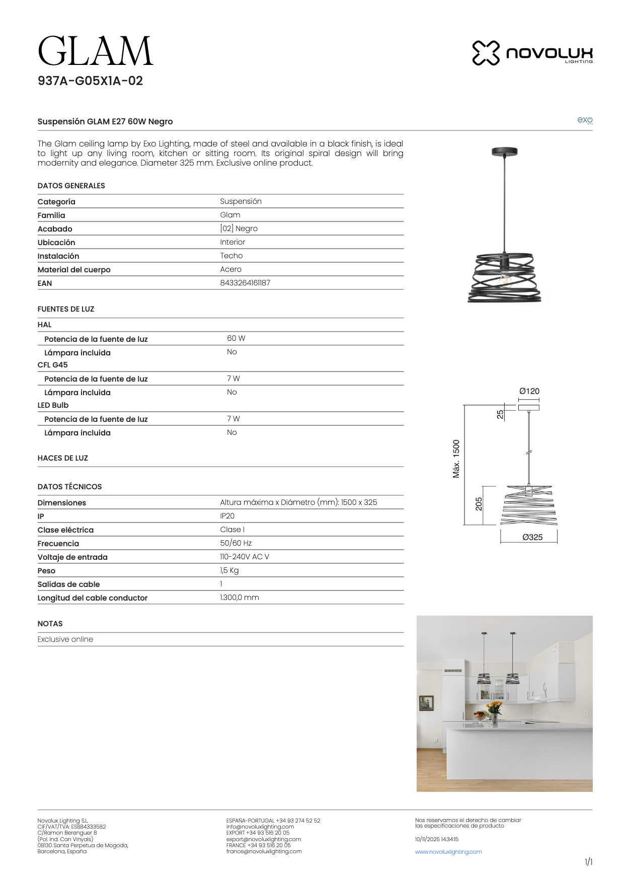 Suspension Intérieure GLAM