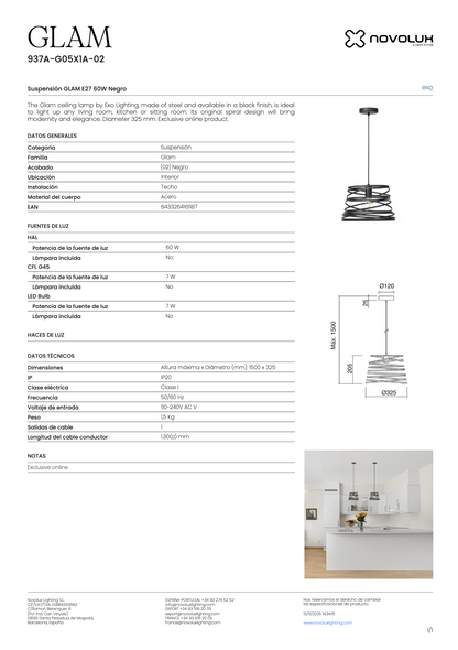 Suspension Intérieure GLAM