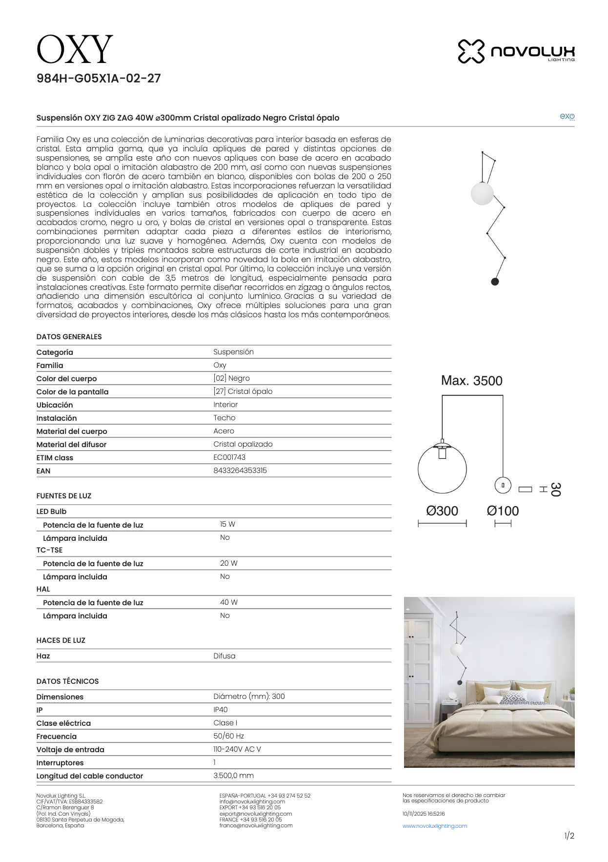Suspension Intérieure OXY ZIG-ZAG
