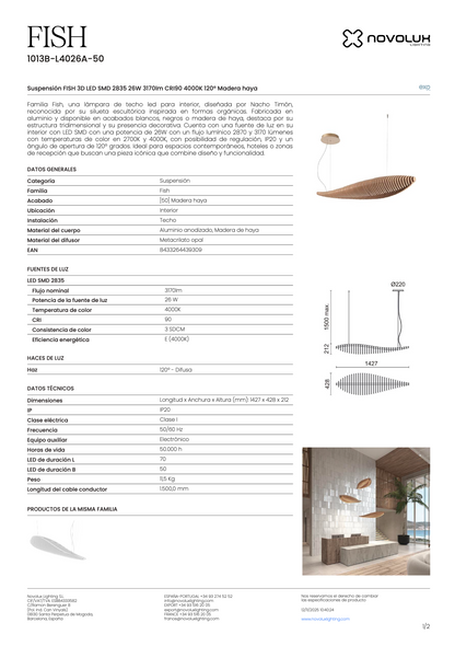 Suspension Intérieure 3D FISH