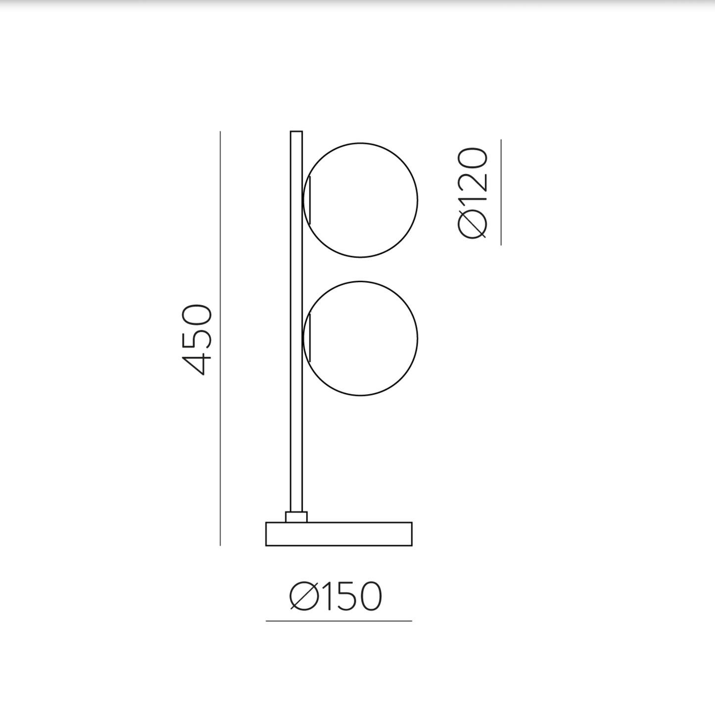 Lampe à Poser Intérieure DORIS