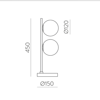 Lampe à Poser Intérieure DORIS