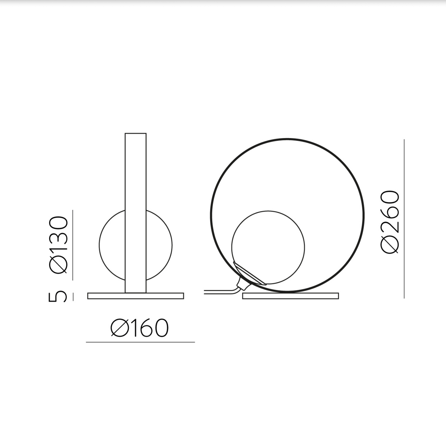 Lampe à Poser Intérieure HALO