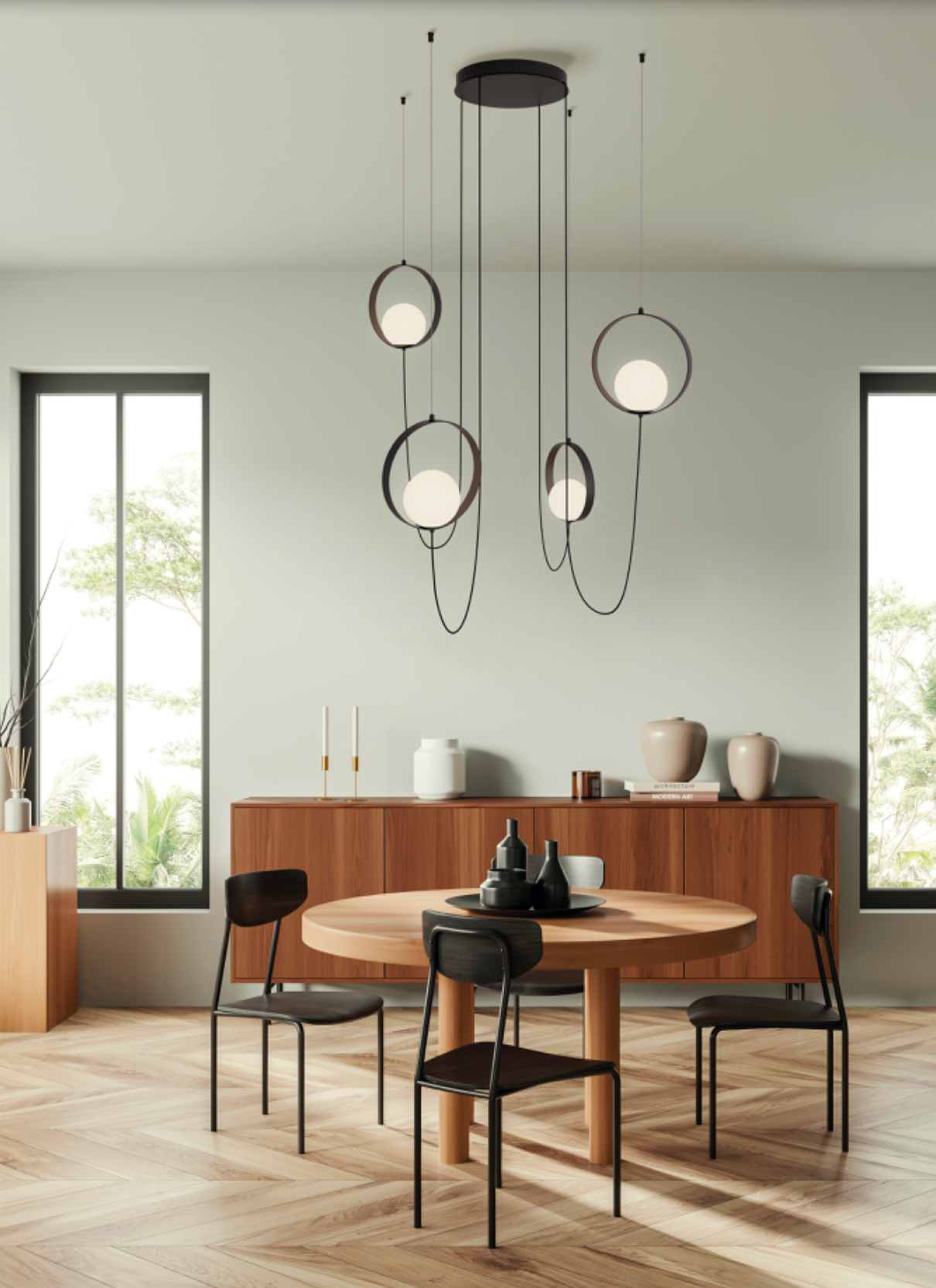 Lampes Suspendues Intérieures HALO 4L