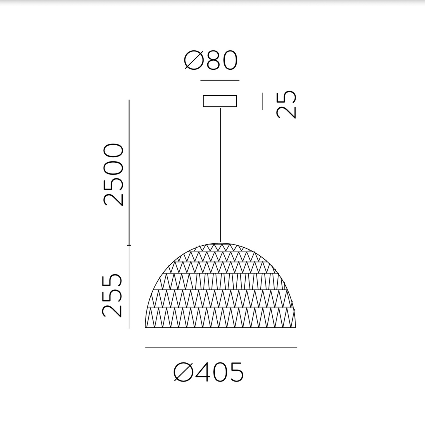 Lampe Suspendue Fait Main Intérieure EVENS