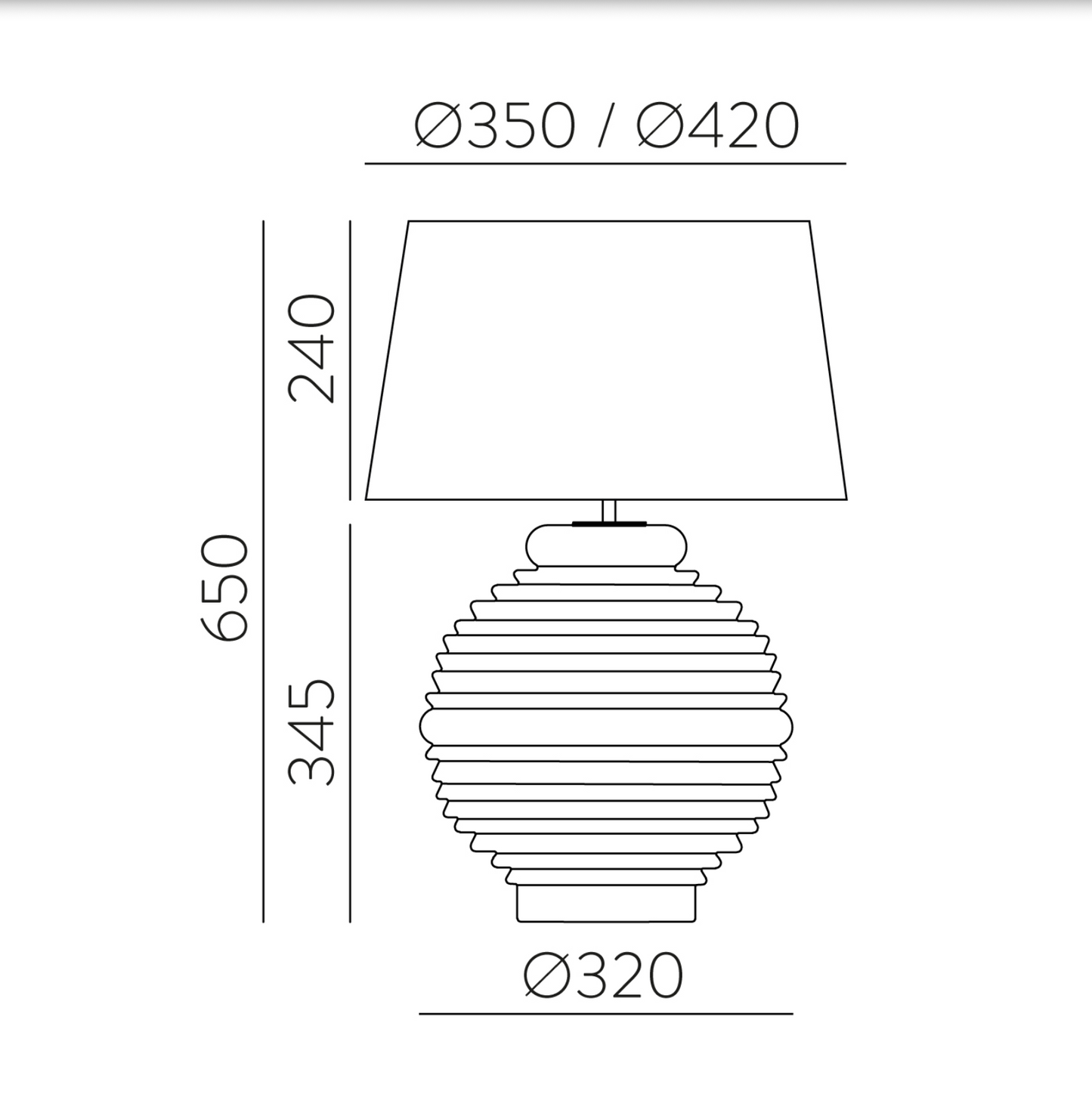 Lampe à Poser Intérieure TARIFA
