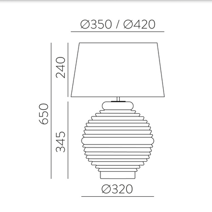 Lampe à Poser Intérieure TARIFA