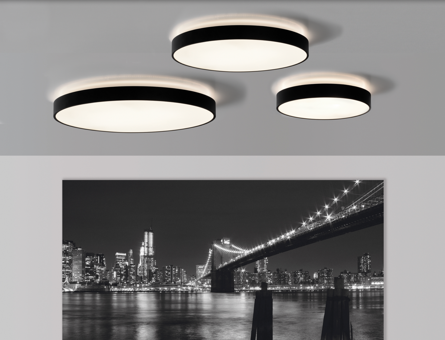 Plafonnier Intérieur 30W+5W LISBOA