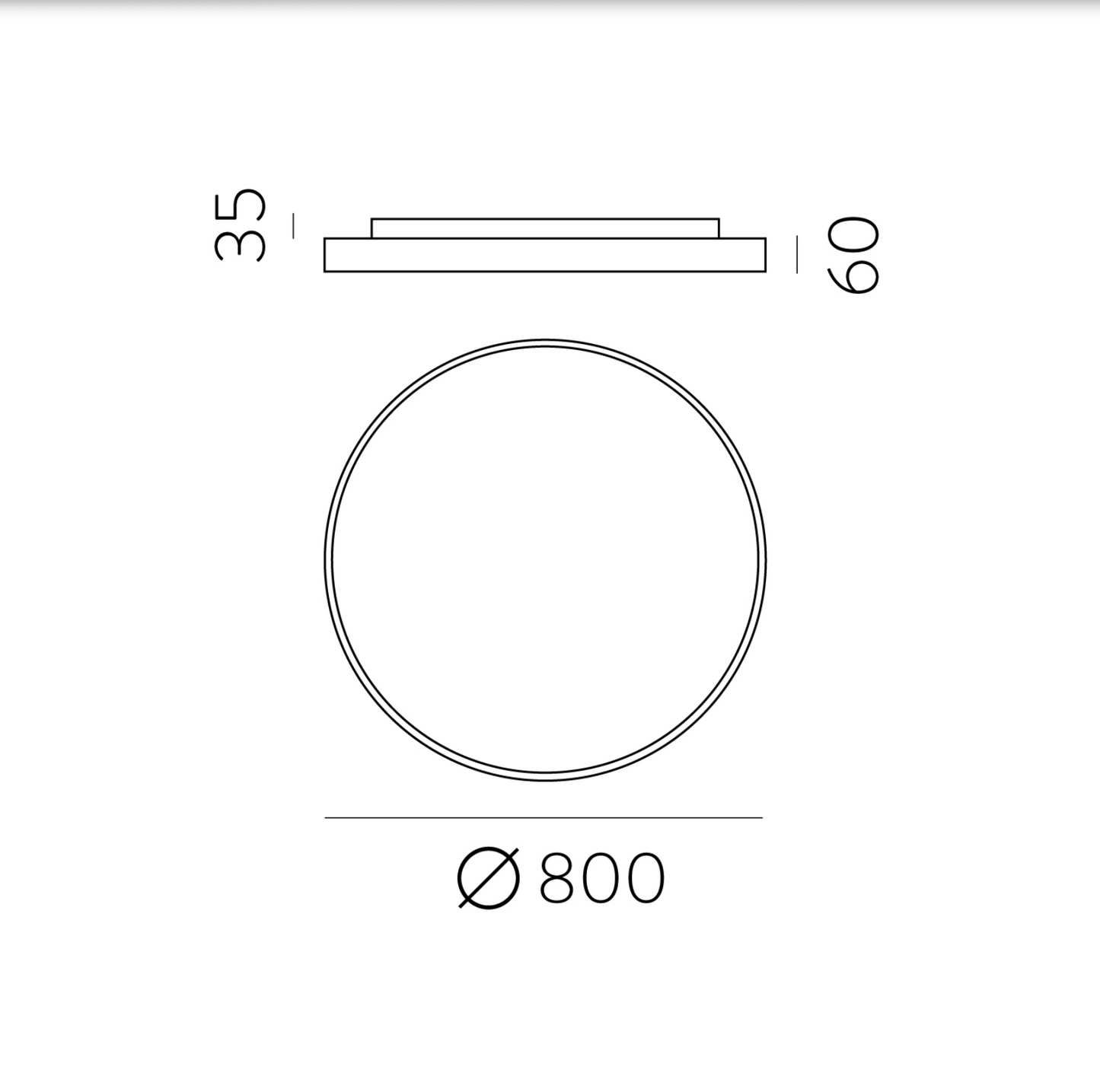 Plafonnier Intérieur 80W+12W LISBOA