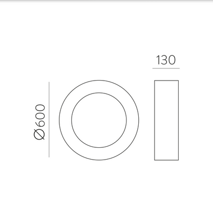 Plafonnier Intérieur 48W DILGA