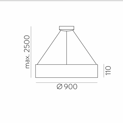 Lampe Suspendue Intérieure 126W DILGA