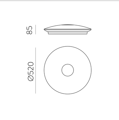 Plafonnier Intérieur 36W LIVE