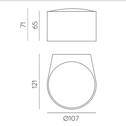 Lampe Murale Intérieure 1L ANIA