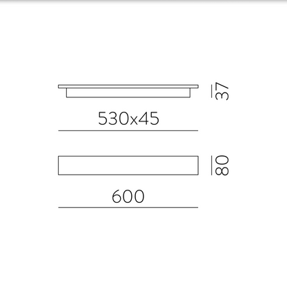Lampe Murale Intérieure Horizontale 18W FOSCA