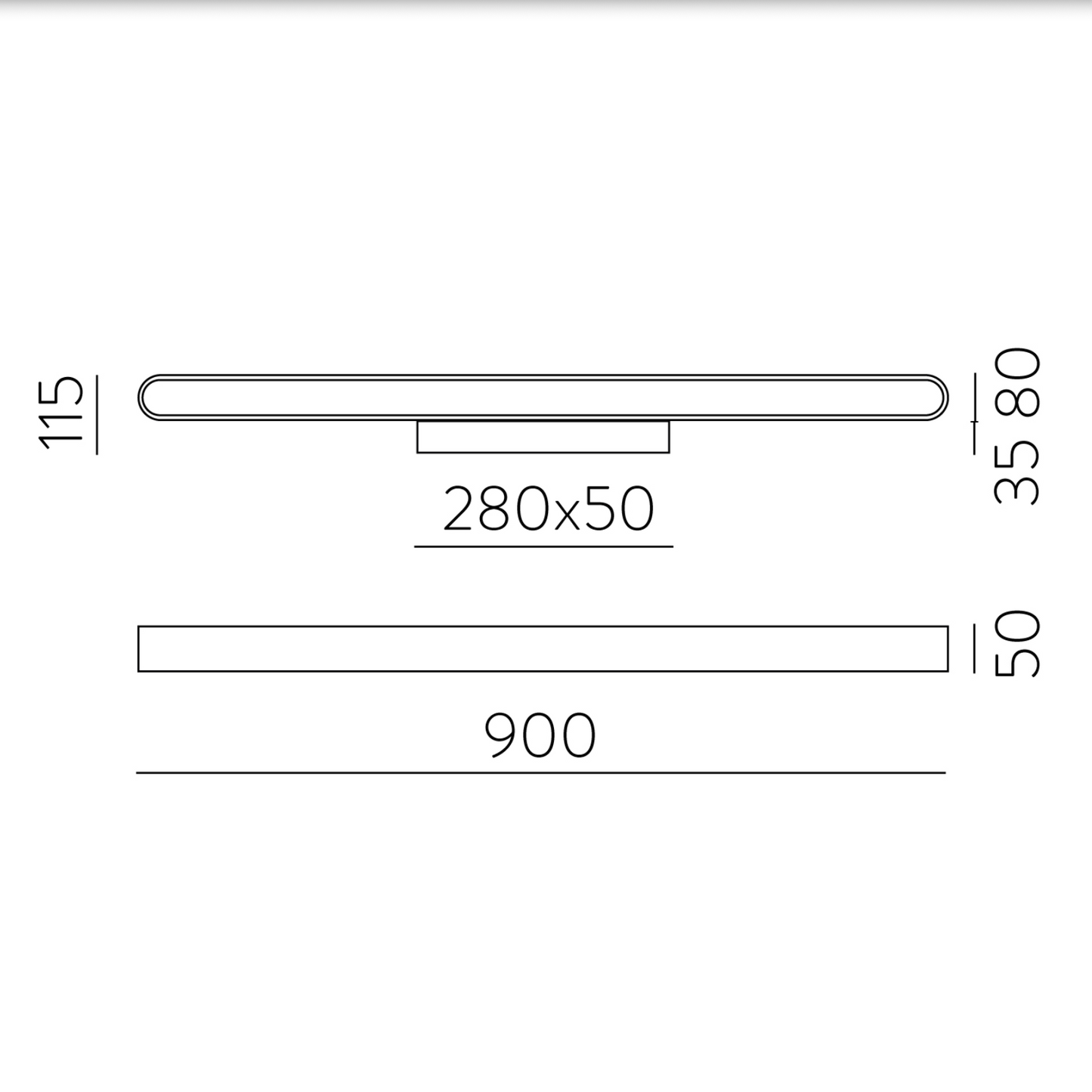 Lampe Murale Intérieure Horizontale 43W GALA