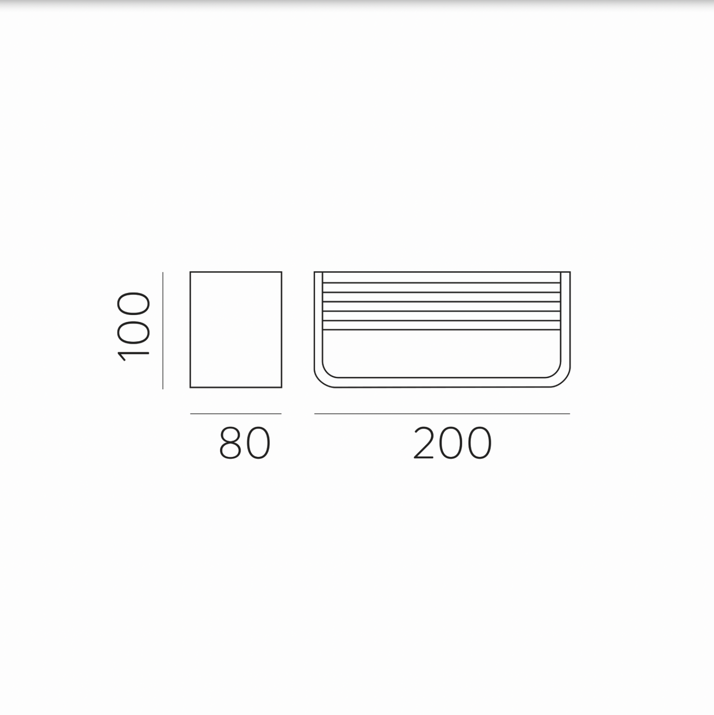Lampe Murale Intérieure Horizontale 10.5W ICON