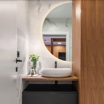 Miroir Led Demi-Lune BARI