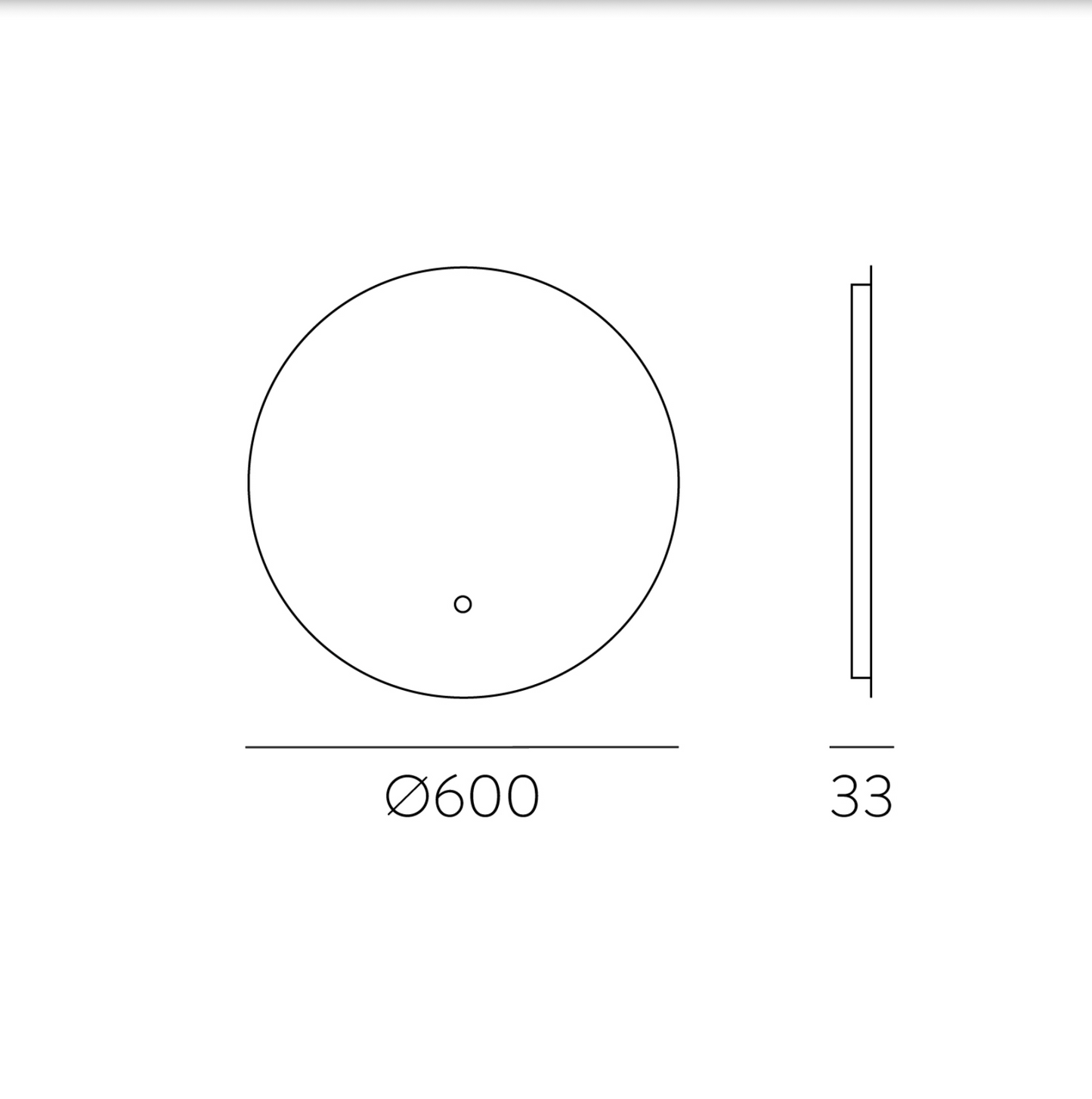 Miroir Led Rond Tactile BARI