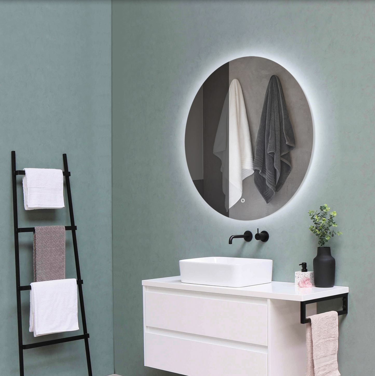 Miroir Led Rond Tactile BARI