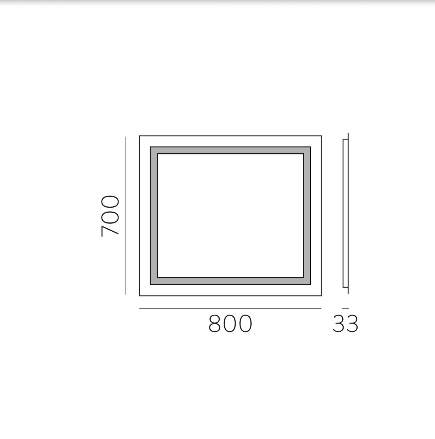 Miroir Led Rectangulaire MUL