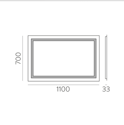 Miroir Led Rectangulaire MUL