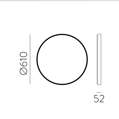 Miroir Led Rond OLBIA