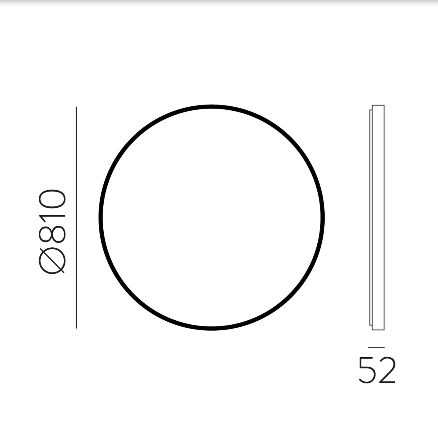 Miroir Led Rond OLBIA