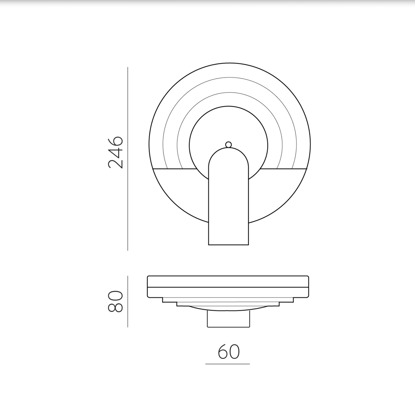 Lampe Murale Extérieure Autonome GLOSS